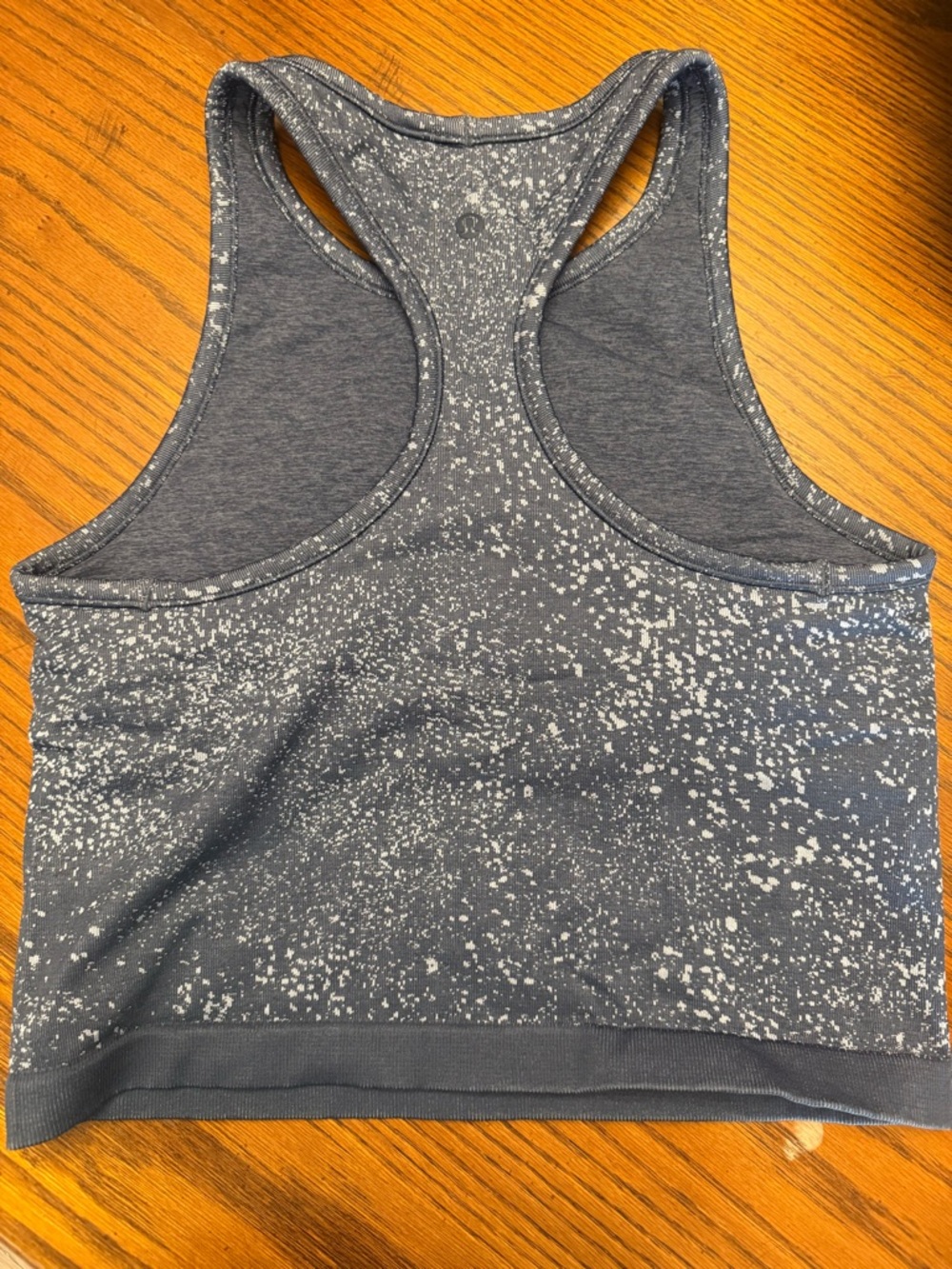 lululemon athletica Navy Speckle High-Neck Crop Tank - Picture 4 of 4